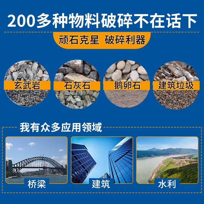 中意破碎機(jī)破碎物料效果